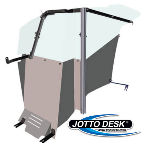 2015+ Dodge Charger Single Cell Lite Prisoner Transport System-Jotto Desk